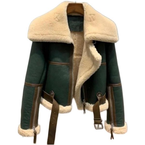 online celebrity women's wool blends motorcycle pu coat wool jacket fall clothes for women autumn and winter coat m, Black
online celebrity women's wool blends motorcycle pu coat wool jacket fall clothes for women autumn and winter coat m, Black