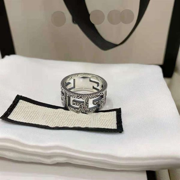 ancient double g ring couple hollow fashion thai silver light luxury cold wind gift party anniversary with box2991
ancient double g ring couple hollow fashion thai silver light luxury cold wind gift party anniversary with box2991