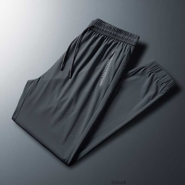 2023 summer ice silk men's breathable large air-conditioned quick dry casual pants slim fit tight sweatpants k1nr, Black
2023 summer ice silk men's breathable large air-conditioned quick dry casual pants slim fit tight sweatpants k1nr, Black