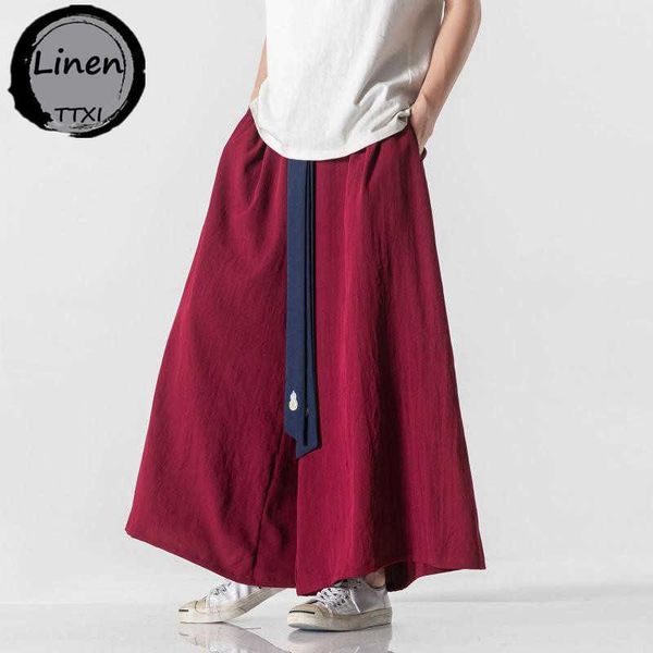 men's pants 2021 men wide leg pants mens cotton joggers retro loose trousers man chinese style linen pants male big crotch nepal robe p, Black
men's pants 2021 men wide leg pants mens cotton joggers retro loose trousers man chinese style linen pants male big crotch nepal robe p, Black
