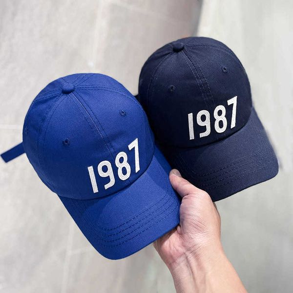 ball caps 2022 embroidery 1987 peaked cap women's spring and autumn versatile simple retro couple baseball cap fashionj230227, Blue;gray
ball caps 2022 embroidery 1987 peaked cap women's spring and autumn versatile simple retro couple baseball cap fashionj230227, Blue;gray