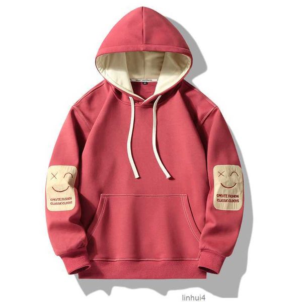 men's casual fashion trend smiling face hooded spring and autumn youth long-sleeved bottom shirt l6ha, Black
men's casual fashion trend smiling face hooded spring and autumn youth long-sleeved bottom shirt l6ha, Black