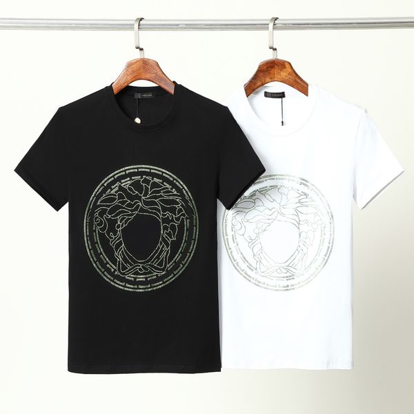 men's t-shirt stick drill brand pattern design crewneck t-shirt pure cotton fashion casual short sleeve men's and women's clo, White;black
men's t-shirt stick drill brand pattern design crewneck t-shirt pure cotton fashion casual short sleeve men's and women's clo, White;black