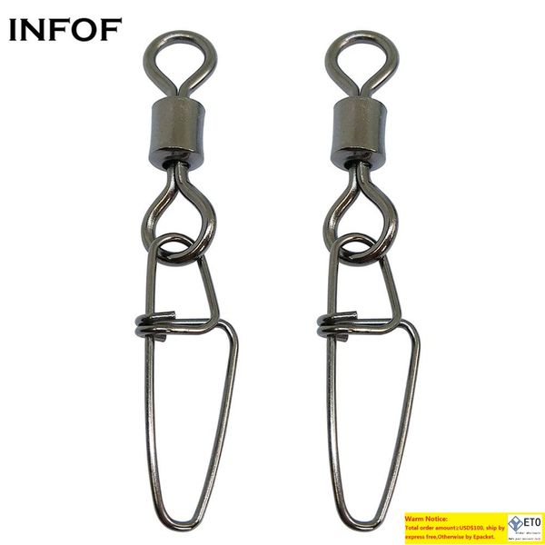 infof brand 500pcslot f2024 fishing swivels rolling swivel with insurance snap bass fishing tackle fishhooks pesca emerillon peche
infof brand 500pcslot f2024 fishing swivels rolling swivel with insurance snap bass fishing tackle fishhooks pesca emerillon peche