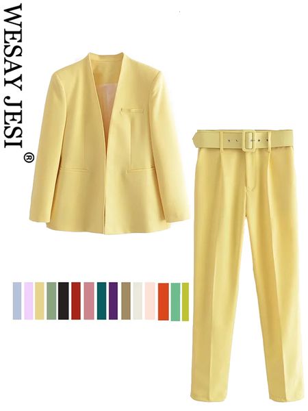 womens suits blazers wesay jesi womens office suit fashion blazer pantsuit simple solid color suit collar long sleeve trousers 2 piece set b, White;black
womens suits blazers wesay jesi womens office suit fashion blazer pantsuit simple solid color suit collar long sleeve trousers 2 piece set b, White;black