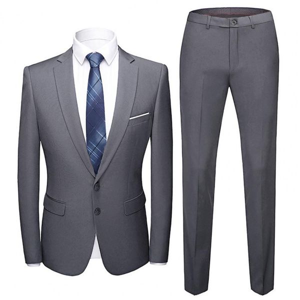 men's suits blazers 1 set blazer pants solid color turndown collar long sleeve slim fit two buttons formal suit for wedding banquet pro, White;black
men's suits blazers 1 set blazer pants solid color turndown collar long sleeve slim fit two buttons formal suit for wedding banquet pro, White;black