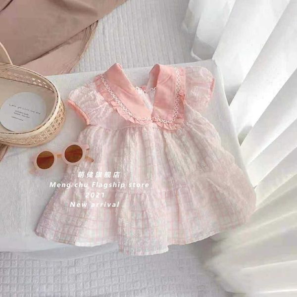 girl's dresses summer pink plaid dress lolita child girls casual midi dress children dresses for teens party princess sundress l230227, Red;yellow
girl's dresses summer pink plaid dress lolita child girls casual midi dress children dresses for teens party princess sundress l230227, Red;yellow