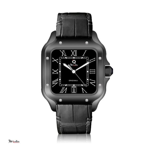 men's luxury automatic mechanical watch 100xl requin santo stainless steel case calendar sapphire waterproof black leather st2299, Slivery;brown
men's luxury automatic mechanical watch 100xl requin santo stainless steel case calendar sapphire waterproof black leather st2299, Slivery;brown