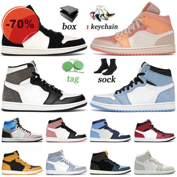 slippers 2021 men 1s basketball shoes 1 high dark mocha univeristy blue equality seafoam unc obsidian mens womens trainers sneakers 36-46, Black
slippers 2021 men 1s basketball shoes 1 high dark mocha univeristy blue equality seafoam unc obsidian mens womens trainers sneakers 36-46, Black