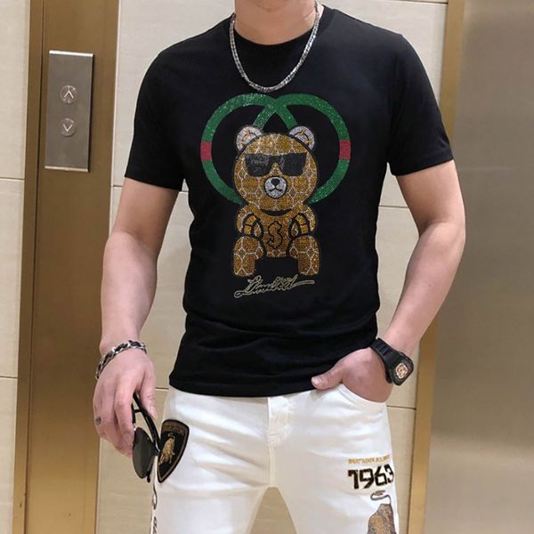 men's polos brand clothing summer t shirt homme designer streetwear 230225, White;black
men's polos brand clothing summer t shirt homme designer streetwear 230225, White;black