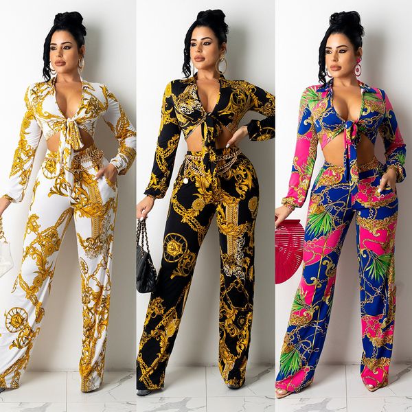 womens two piece pants blouses shirts midriff-baring long-sleeve milk silk shirt trousers suit zh2743 fashion print pattern summer autumn su, White
womens two piece pants blouses shirts midriff-baring long-sleeve milk silk shirt trousers suit zh2743 fashion print pattern summer autumn su, White