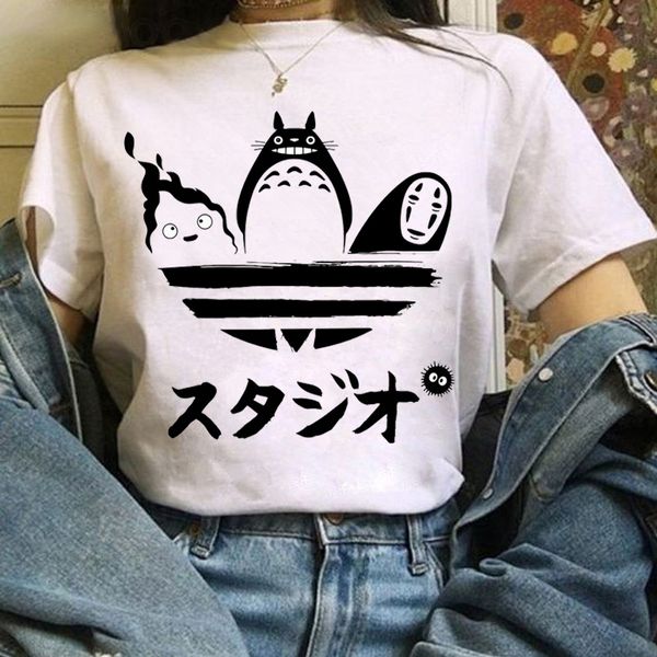 women's tshirt harajuku my neighbor totoro tshirt women studio ghibli kawaii tee miyazaki hayao funny cartoon t shirt female 230225, White
women's tshirt harajuku my neighbor totoro tshirt women studio ghibli kawaii tee miyazaki hayao funny cartoon t shirt female 230225, White
