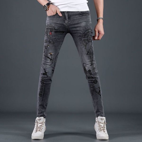 men's jeans spring and autumn drill luxury men punk cowboy in korean fashion original slim harajuku grey 230227, Blue
men's jeans spring and autumn drill luxury men punk cowboy in korean fashion original slim harajuku grey 230227, Blue