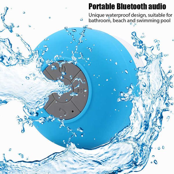 Image of Cell Phone Speakers Portable Bluetooth Speaker Wireless Waterproof Shower Speakers for Phone Bluetooth Subwoofer Hand Free Car Speaker Loudspeaker Z0522