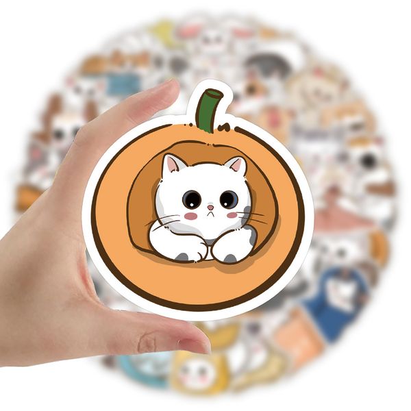 60pcs funny cat stickers skate accessories waterproof vinyl sticker for skateboard lapluggage bicycle motorcycle phone car decals
60pcs funny cat stickers skate accessories waterproof vinyl sticker for skateboard lapluggage bicycle motorcycle phone car decals