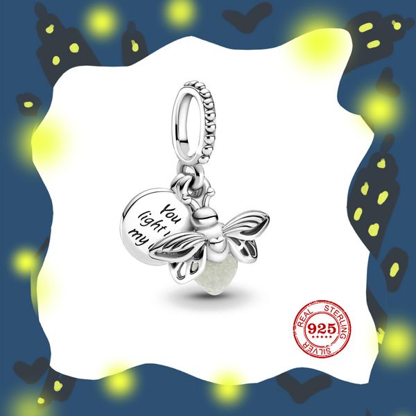 the new popular 925 sterling silver dark glowing fireflies suspension pendant beads are suitable for primitive pendant charm bracelets diy p, Bronze;silver
the new popular 925 sterling silver dark glowing fireflies suspension pendant beads are suitable for primitive pendant charm bracelets diy p, Bronze;silver