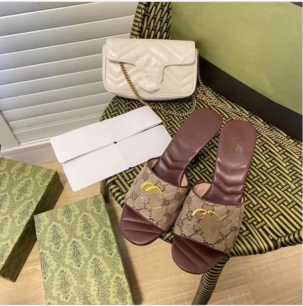 2023 classic designer women beach half slippers leather thick heels metal slides cowhide summer woman shoes lazy sandals high heeled shoe si, Black
2023 classic designer women beach half slippers leather thick heels metal slides cowhide summer woman shoes lazy sandals high heeled shoe si, Black