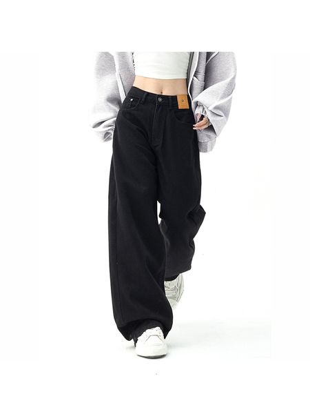 women's jeans black baggy straight jeans for women korean fashion streetwear high waist wide leg denim pants female loose mopping jean, Blue
women's jeans black baggy straight jeans for women korean fashion streetwear high waist wide leg denim pants female loose mopping jean, Blue