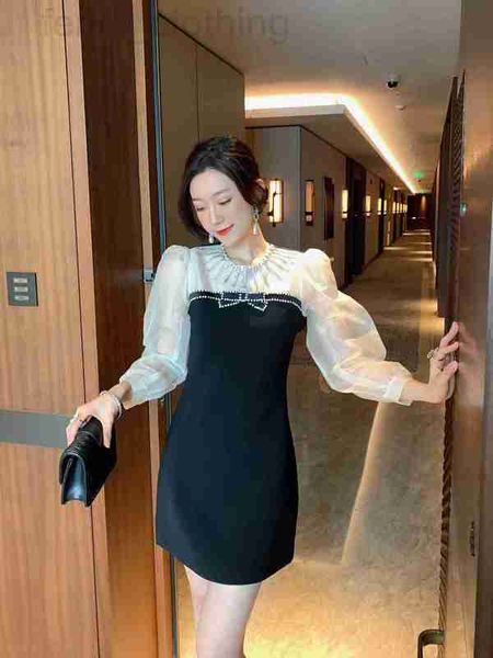 casual dresses designer shenzhen nanyou high-end spring and summer organza color contrast stitching bubble sleeve rhinestone long-sleeve dre, Black;gray
casual dresses designer shenzhen nanyou high-end spring and summer organza color contrast stitching bubble sleeve rhinestone long-sleeve dre, Black;gray