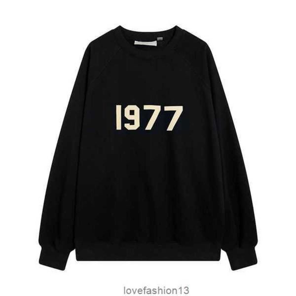 2023mens designer sweatshirts hoodies ess 1977 on front hooded for man women fog god of fear multi thread flocking high street h5c8, Black
2023mens designer sweatshirts hoodies ess 1977 on front hooded for man women fog god of fear multi thread flocking high street h5c8, Black