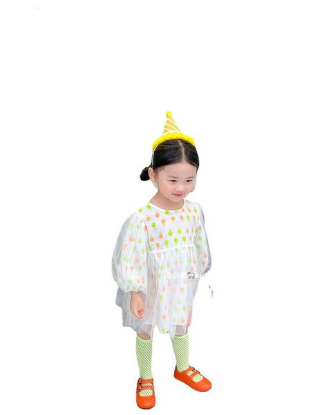 zhou xiaoyang girls' 2023 spring dress net red fashionable mesh dress baby dress chil1en's princess dress fairy dress, Red;yellow
zhou xiaoyang girls' 2023 spring dress net red fashionable mesh dress baby dress chil1en's princess dress fairy dress, Red;yellow