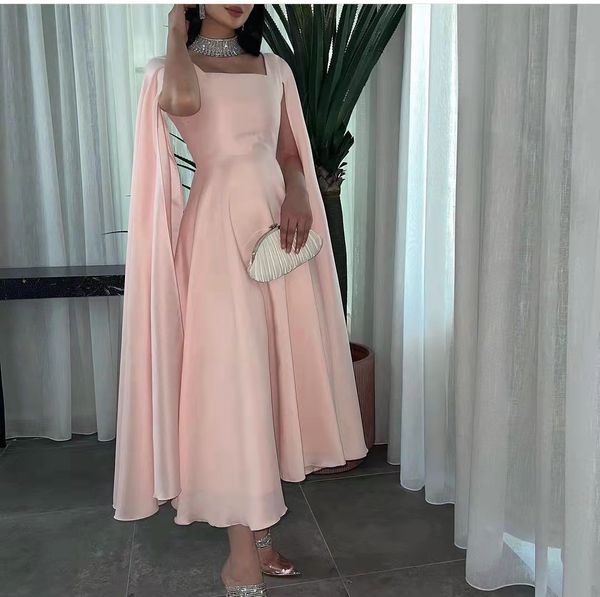 square neck evening dresses long a line prom formal party gowns with cape sleeves, Black;red
square neck evening dresses long a line prom formal party gowns with cape sleeves, Black;red