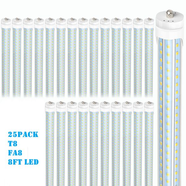 8 ft led single pin fa8 tube 120w d-shaped and 3 rows 2835 led light tubes 8ft led replacing 110v t10 t12 fluorescent lamp no ballast
8 ft led single pin fa8 tube 120w d-shaped and 3 rows 2835 led light tubes 8ft led replacing 110v t10 t12 fluorescent lamp no ballast