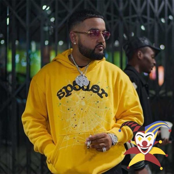men's hoodies sweatshirts puff print sp5der hoodie men women yellow young thug spider oversized 555555 sweatshirts pullovers, Black
men's hoodies sweatshirts puff print sp5der hoodie men women yellow young thug spider oversized 555555 sweatshirts pullovers, Black