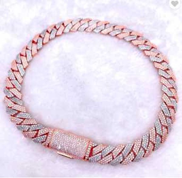 designer jewelry iced out hip hop jewelry 15mm two tones cuban link chain sterling silver moissanite diamond necklace link men necklace
designer jewelry iced out hip hop jewelry 15mm two tones cuban link chain sterling silver moissanite diamond necklace link men necklace