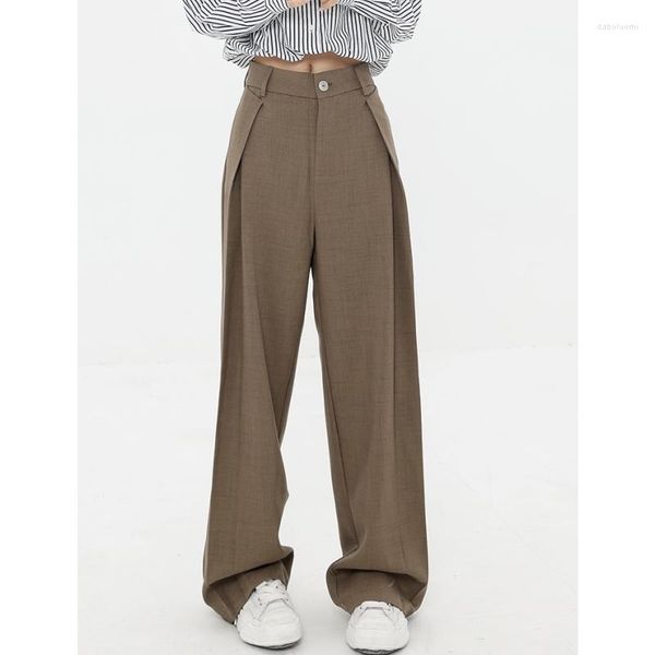 women's pants coffee suit high waist american vintage casual oversize streetwear style female baggy wide leg trouser, Black;white
women's pants coffee suit high waist american vintage casual oversize streetwear style female baggy wide leg trouser, Black;white