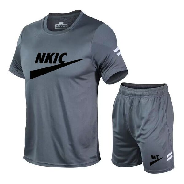 summer men's tracksuits two piece set solid color casual t-shirt and shorts sets mens tracksuit 2023 fashion short sleeve suit brand lo, Gray
summer men's tracksuits two piece set solid color casual t-shirt and shorts sets mens tracksuit 2023 fashion short sleeve suit brand lo, Gray