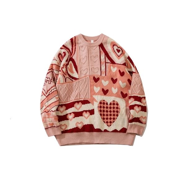 men's polos men hip hop knitted jumper sweaters heart color block knitwear streetwear harajuku autumn loose casual pullover clothing 23, White;black
men's polos men hip hop knitted jumper sweaters heart color block knitwear streetwear harajuku autumn loose casual pullover clothing 23, White;black
