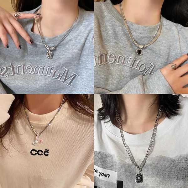 small number necklaces are simple and versatile sweet and cool girls hip hop light luxury collarbone chain design, Silver
small number necklaces are simple and versatile sweet and cool girls hip hop light luxury collarbone chain design, Silver