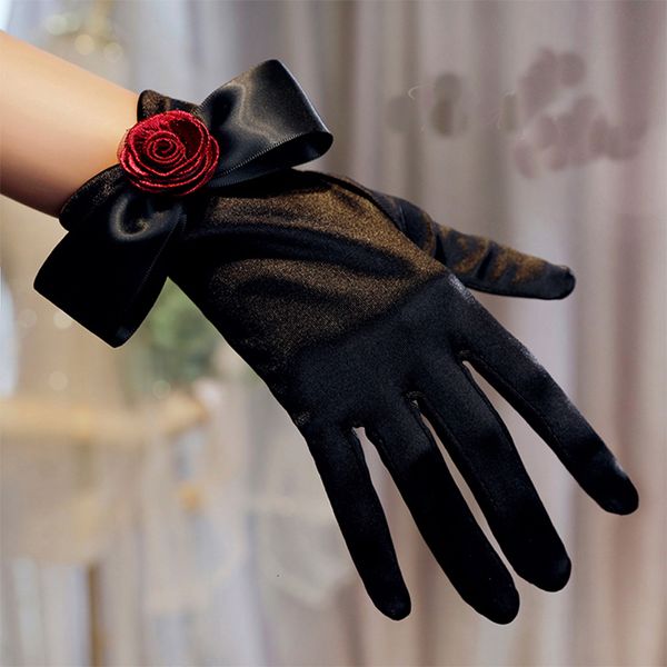 other original black satin retro red rose gloves dinner party celebrity bride dress accessories 230225, Slivery;golden
other original black satin retro red rose gloves dinner party celebrity bride dress accessories 230225, Slivery;golden