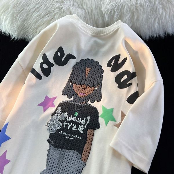 women's tshirt american hiphop pixel style cartoon short sleeved tshirt for men and women ins summer loose casual couple round neck y2k, White
women's tshirt american hiphop pixel style cartoon short sleeved tshirt for men and women ins summer loose casual couple round neck y2k, White