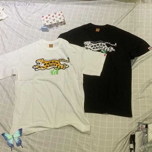 men's t-shirts summer stock human made tshirts running tiger print cotton short sleeve oversized human made t shirt for men women, White;black
men's t-shirts summer stock human made tshirts running tiger print cotton short sleeve oversized human made t shirt for men women, White;black