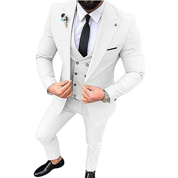 men's suits blazers men for wedding party business and casual suit lapel 3 piece blazer vest pantsslim fit costume homme 230227, White;black
men's suits blazers men for wedding party business and casual suit lapel 3 piece blazer vest pantsslim fit costume homme 230227, White;black