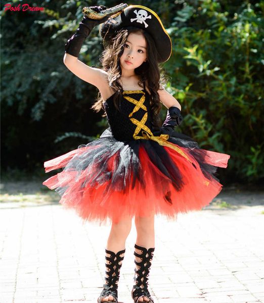 girl's dresses posh dream new halloween pirates kids girls costume with hat pirates tutu dressed up black toddler girls cosplay clothes, Red;yellow
girl's dresses posh dream new halloween pirates kids girls costume with hat pirates tutu dressed up black toddler girls cosplay clothes, Red;yellow