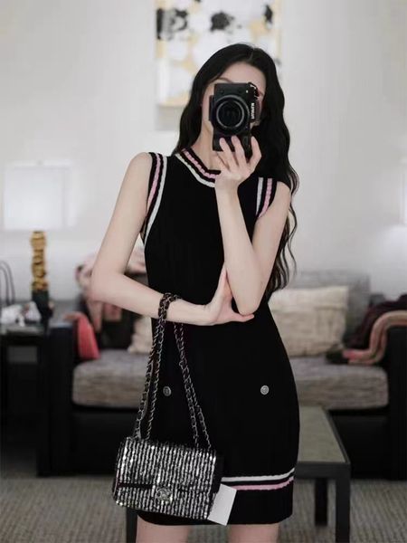 party dresses designer 2023 spring summer for women ootd new dinner dress ladies classic fashion grade knitting mm2t, White;black
party dresses designer 2023 spring summer for women ootd new dinner dress ladies classic fashion grade knitting mm2t, White;black