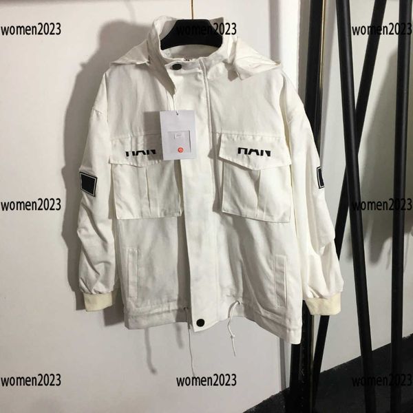 women jacket lady coat girl outerwear spring clothing embroidered letter hooded windbreaker size s- new arrivals label complete feb23, Black;brown
women jacket lady coat girl outerwear spring clothing embroidered letter hooded windbreaker size s- new arrivals label complete feb23, Black;brown