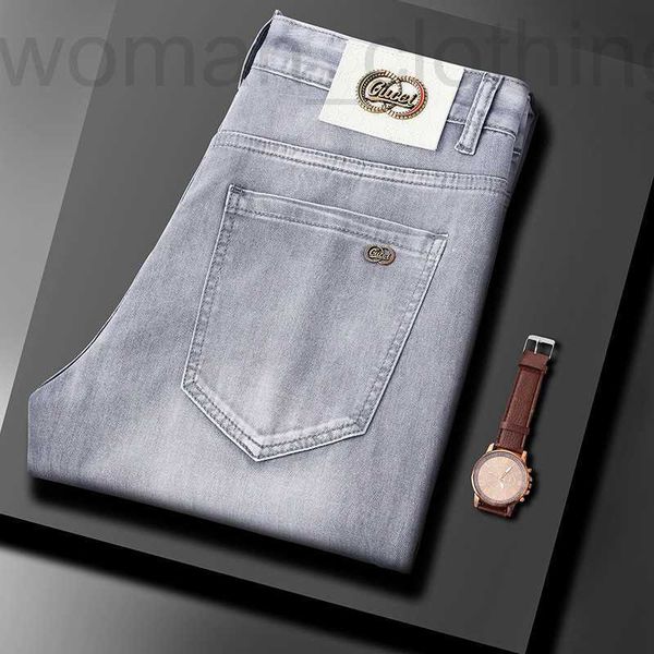 men's jeans designer summer jeans thin slim leg pants korean casual trend zog8, Blue
men's jeans designer summer jeans thin slim leg pants korean casual trend zog8, Blue