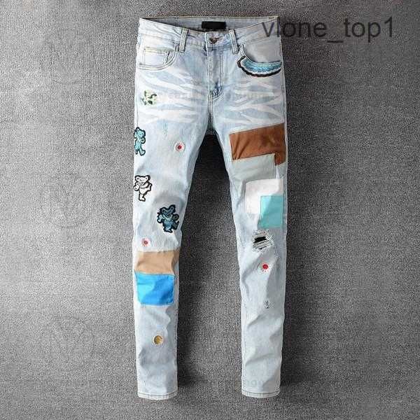 s 2023 amirs men mens womens designers denim jeans distressed ripped for biker slim straight print army fashion mans skinny pants 6 skd3, Blue
s 2023 amirs men mens womens designers denim jeans distressed ripped for biker slim straight print army fashion mans skinny pants 6 skd3, Blue