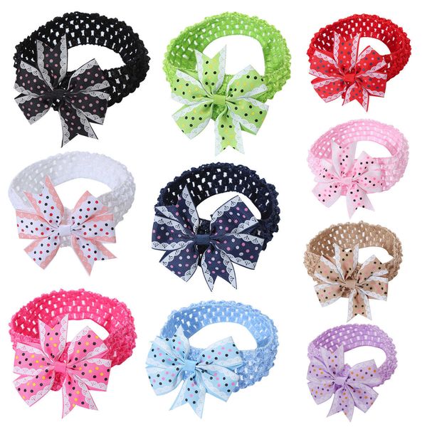 2023 new polka dot dovetail bow hair band children's baby print bow knitting headband headwear, Silver
2023 new polka dot dovetail bow hair band children's baby print bow knitting headband headwear, Silver