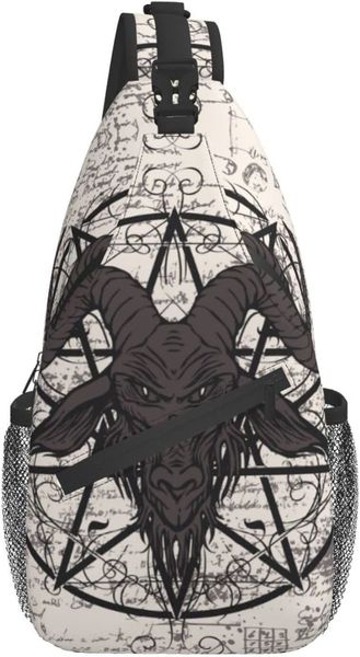 school bags pentagram goat skull sling bag crossbody travel hiking chest backpack shoulder daypack for women men 230227
school bags pentagram goat skull sling bag crossbody travel hiking chest backpack shoulder daypack for women men 230227