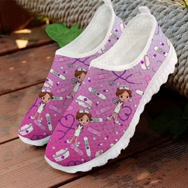 dress shoes ladies loafers cartoon nurse doctor print women sneakers slip on light mesh casual shoes summer breathable flats zapatos 230227, Black
dress shoes ladies loafers cartoon nurse doctor print women sneakers slip on light mesh casual shoes summer breathable flats zapatos 230227, Black