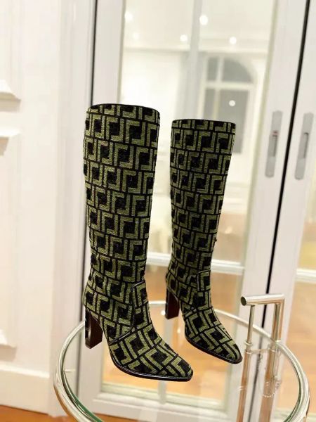 high-heeled chenile boots baguette boot square toe with blue black jacquard motif heel height 110 mm ladies women's fashion design 2023
high-heeled chenile boots baguette boot square toe with blue black jacquard motif heel height 110 mm ladies women's fashion design 2023