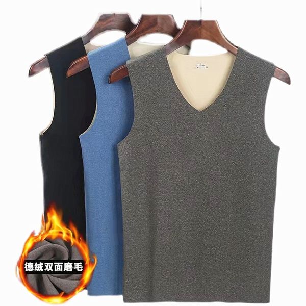 men's vests heating fiber plus velvet seamless vest men's winter slim warm bottoming shirt speed thermal underwear mens 230225, Black;white
men's vests heating fiber plus velvet seamless vest men's winter slim warm bottoming shirt speed thermal underwear mens 230225, Black;white