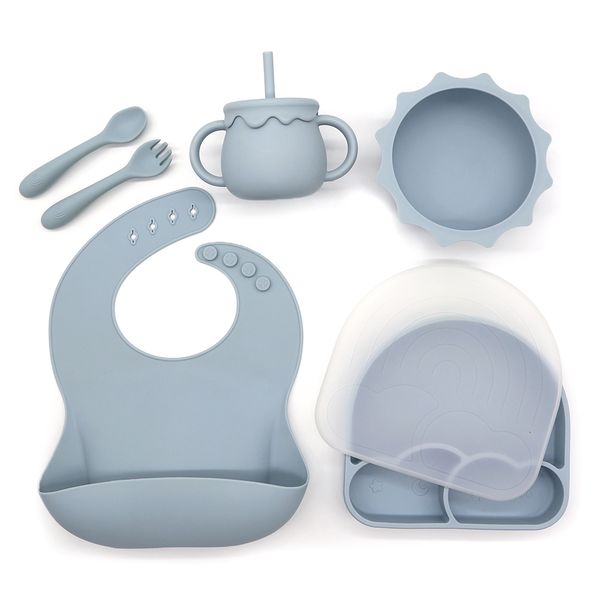 dongli non-slip separated suction kids dining bowl plate cup bib spoon weaning children tableware silicone baby dinnerware sets
dongli non-slip separated suction kids dining bowl plate cup bib spoon weaning children tableware silicone baby dinnerware sets