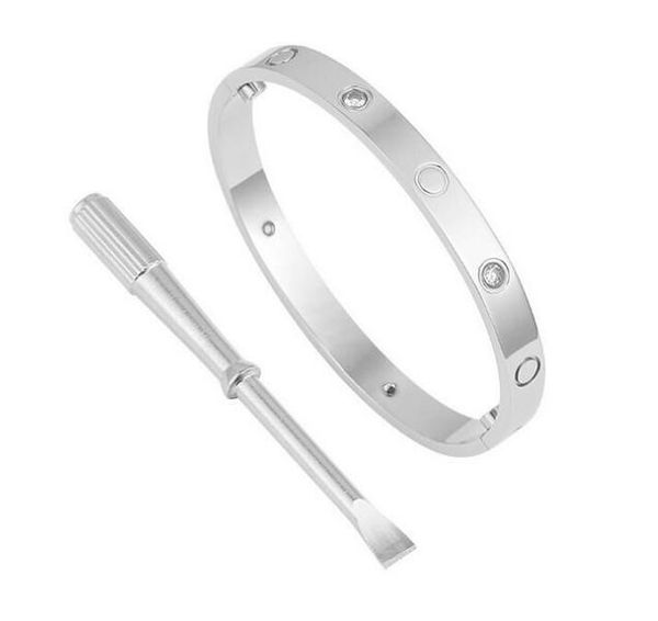 love bracelet designer jewelry gold cuff screw carti bracelets screwdriver bangles titanium steel silver 4cz for womens mens party gift desi, Black
love bracelet designer jewelry gold cuff screw carti bracelets screwdriver bangles titanium steel silver 4cz for womens mens party gift desi, Black