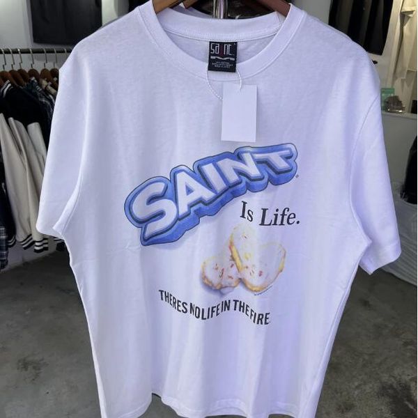 2023ss men's plus tees women t shirt hip hop high street casual oversized short sleeve tee, Black;brown